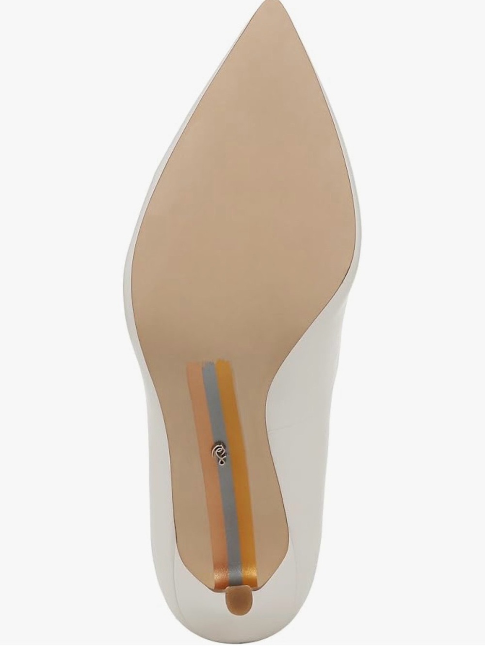 Sam Edelman Classic Bright White Pointed-Toe High Heel Pump Size 7.5 NWT - Picture 6 of 12